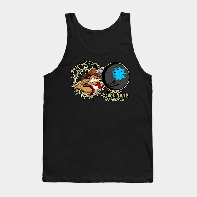 Covid 19 Tank Top by Rombenk art